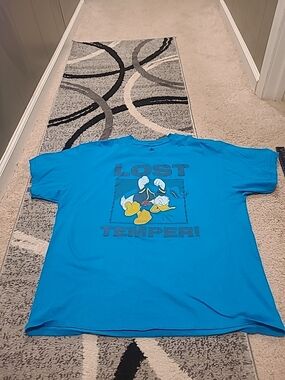 Disney Shirt Mens XL Donald Duck Lost Temper Short Sleeve T-shirt